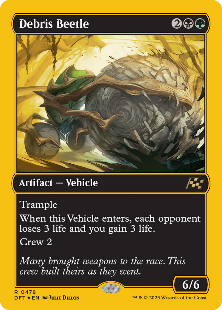 Debris Beetle (First-Place Foil) [Aetherdrift] | Exor Games Summserside