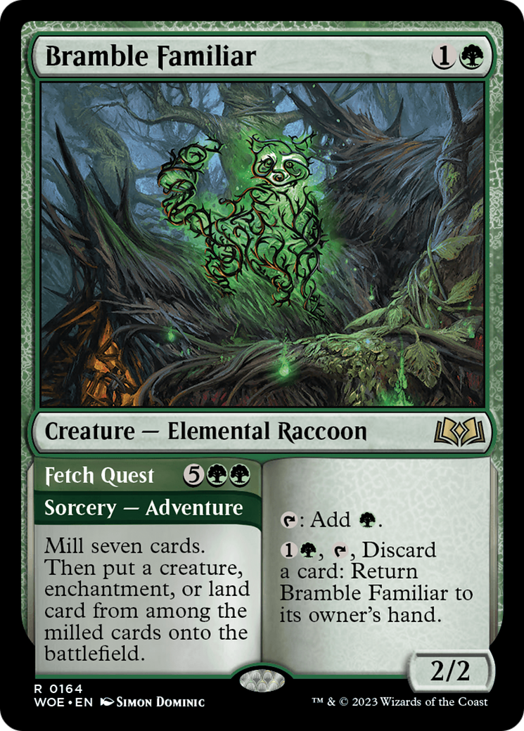 Bramble Familiar // Fetch Quest [Wilds of Eldraine] | Exor Games Summserside