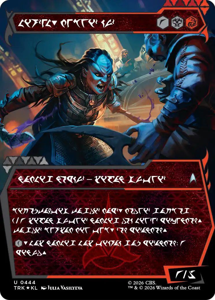 L'Rell, Fierce Visionary (Showcase) (Klingon) [Star Trek] | Exor Games Summserside