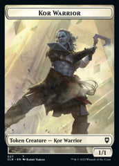 Kor Warrior // Angel Warrior Double-Sided Token [Commander Legends: Battle for Baldur's Gate Tokens] | Exor Games Summserside