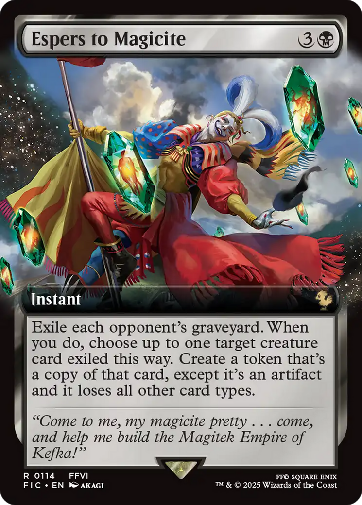 Espers to Magicite (Extended Art) [FINAL FANTASY Commander] | Exor Games Summserside