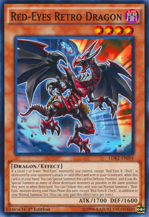 Red-Eyes Retro Dragon [LDK2-ENJ04] Common | Exor Games Summserside