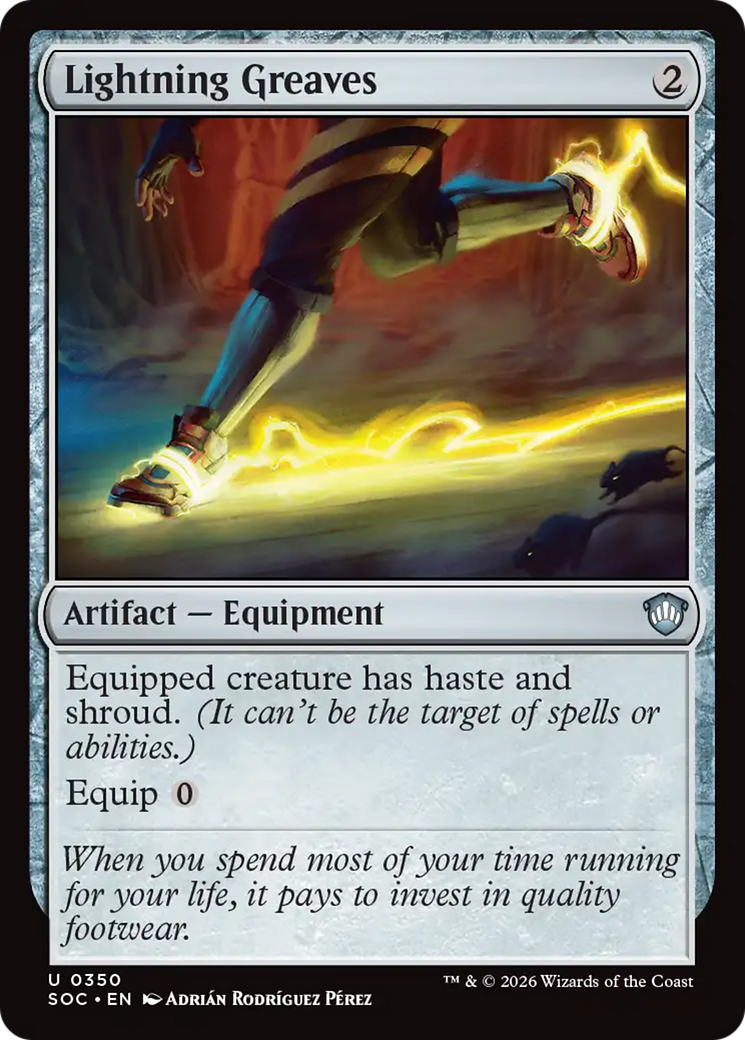Lightning Greaves [Secrets of Strixhaven Commander] | Exor Games Summserside