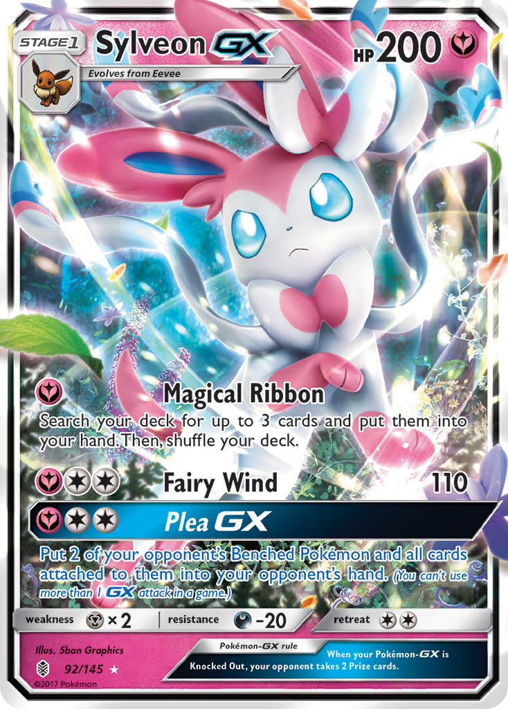 Sylveon GX (92/145) [Sun & Moon: Guardians Rising] | Exor Games Summserside