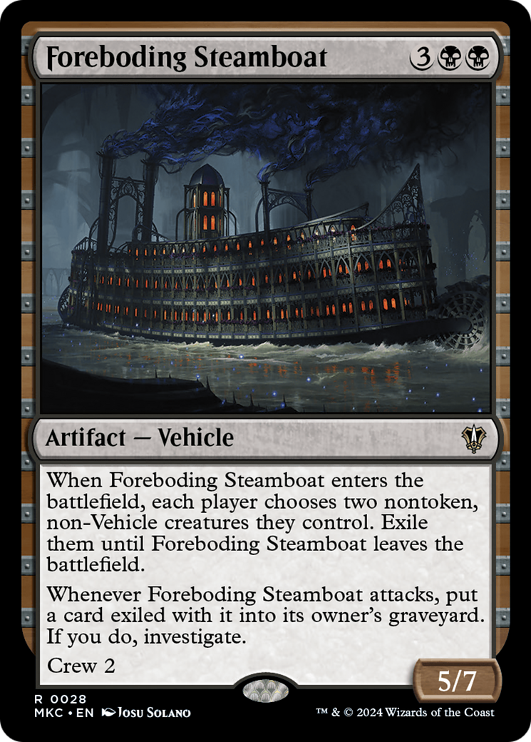 Foreboding Steamboat [Murders at Karlov Manor Commander] | Exor Games Summserside