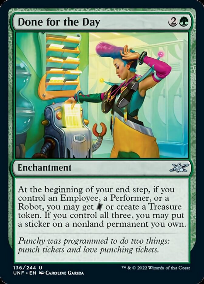 Done for the Day [Unfinity] | Exor Games Summserside