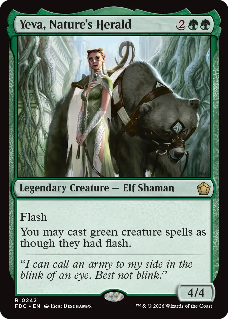 Yeva, Nature's Herald [Foundations Commander] | Exor Games Summserside