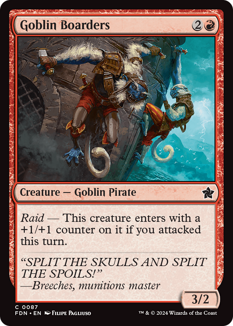 Goblin Boarders [Foundations] | Exor Games Summserside