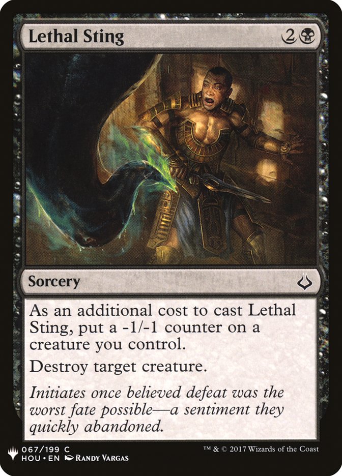Lethal Sting [Mystery Booster] | Exor Games Summserside