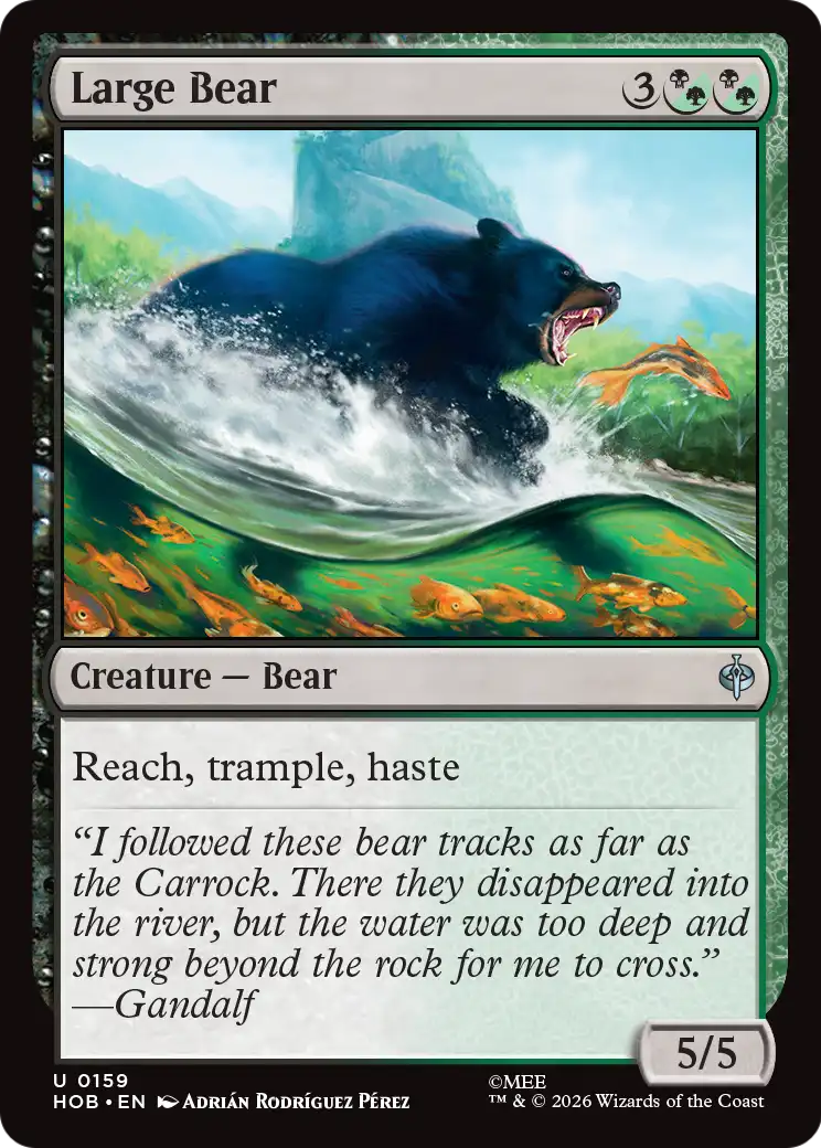 Large Bear [The Hobbit] | Exor Games Summserside