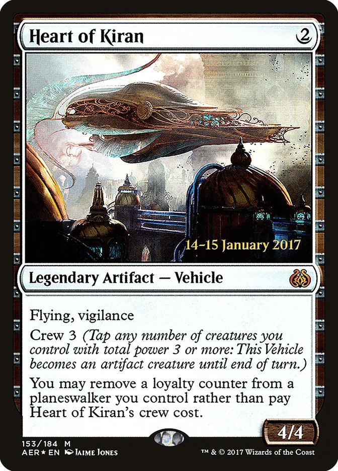 Heart of Kiran [Aether Revolt Prerelease Promos] | Exor Games Summserside