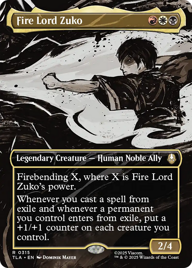 Fire Lord Zuko (Borderless) [Avatar: The Last Airbender] | Exor Games Summserside
