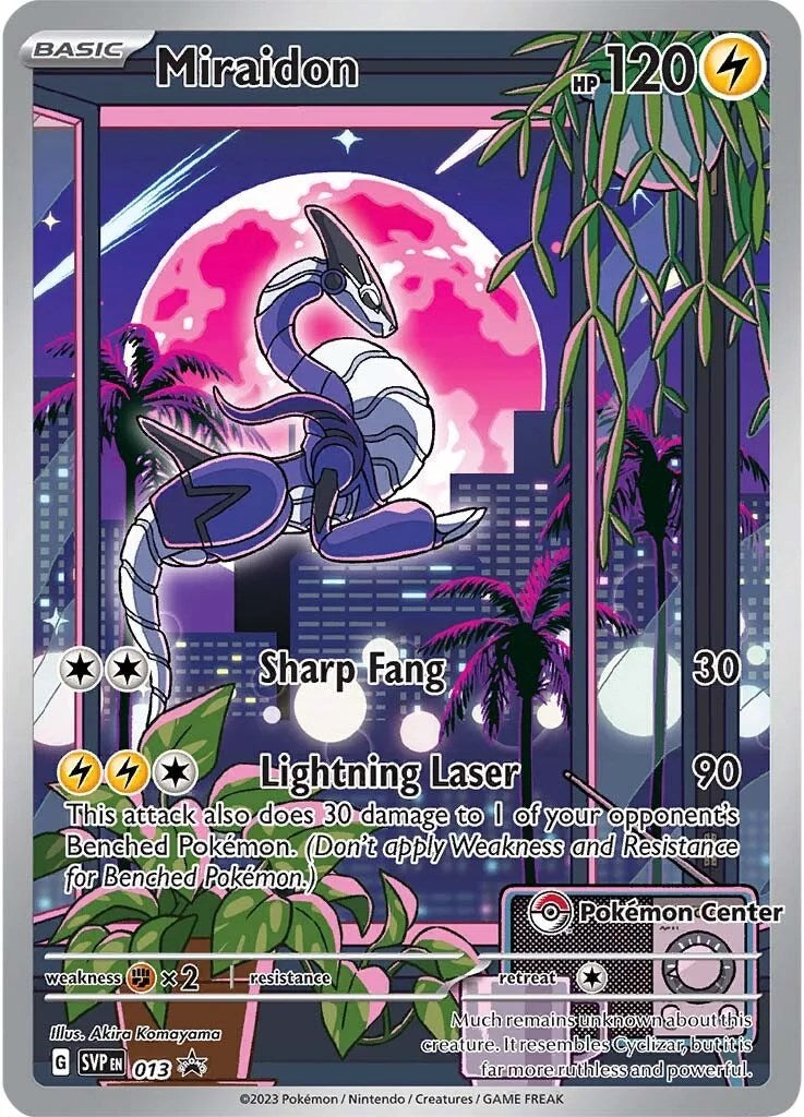 Miraidon (013) (Pokemon Center Exclusive) [Scarlet & Violet: Black Star Promos] | Exor Games Summserside