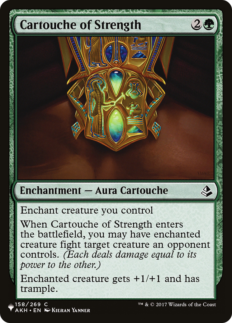 Cartouche of Strength [The List Reprints] | Exor Games Summserside