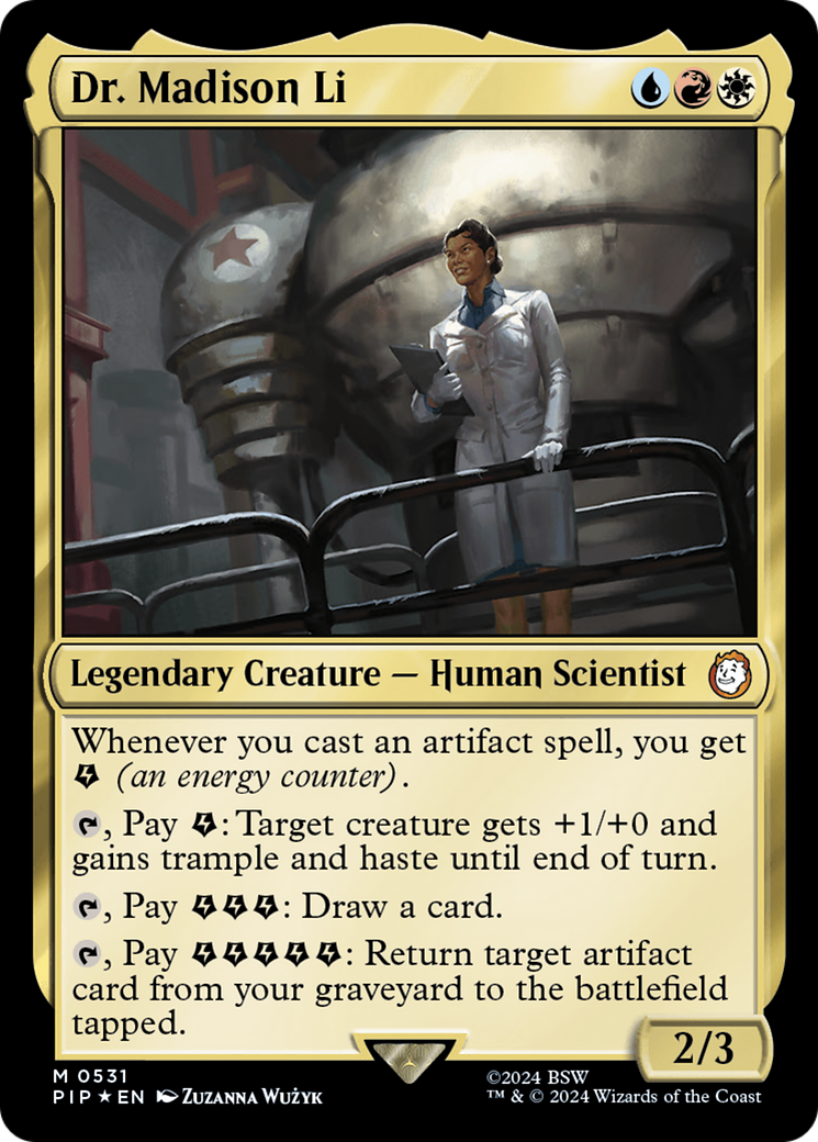 Dr. Madison Li (Surge Foil) [Fallout] | Exor Games Summserside