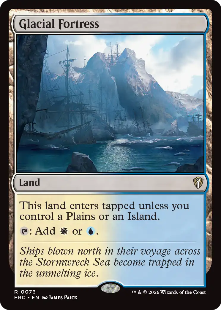 Glacial Fortress [Reality Fracture Commander] | Exor Games Summserside