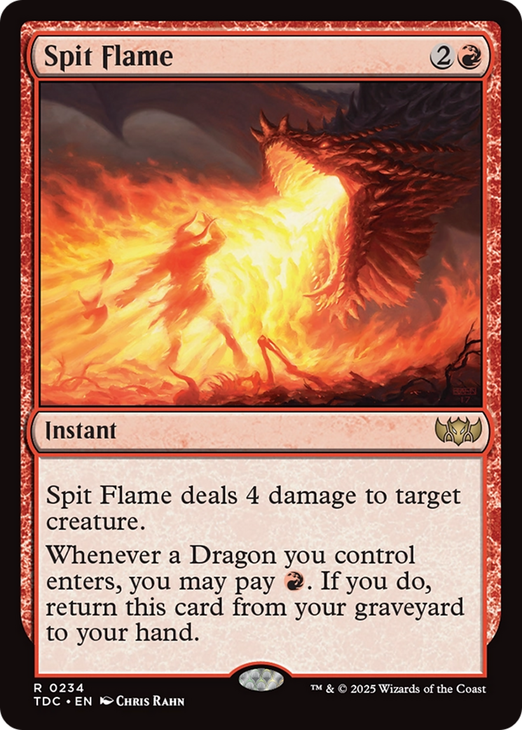 Spit Flame [Tarkir: Dragonstorm Commander] | Exor Games Summserside