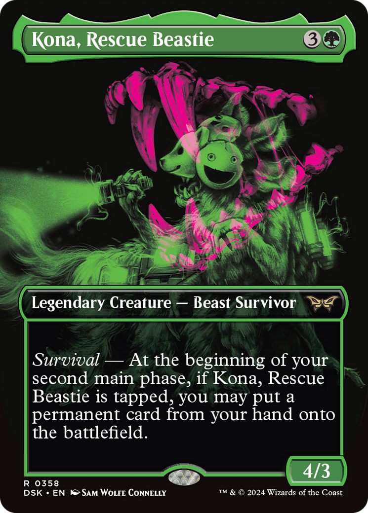 Kona, Rescue Beastie (Showcase) [Duskmourn: House of Horror] | Exor Games Summserside
