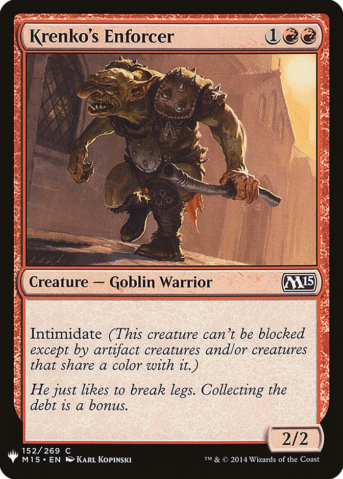 Krenko's Enforcer [Mystery Booster] | Exor Games Summserside