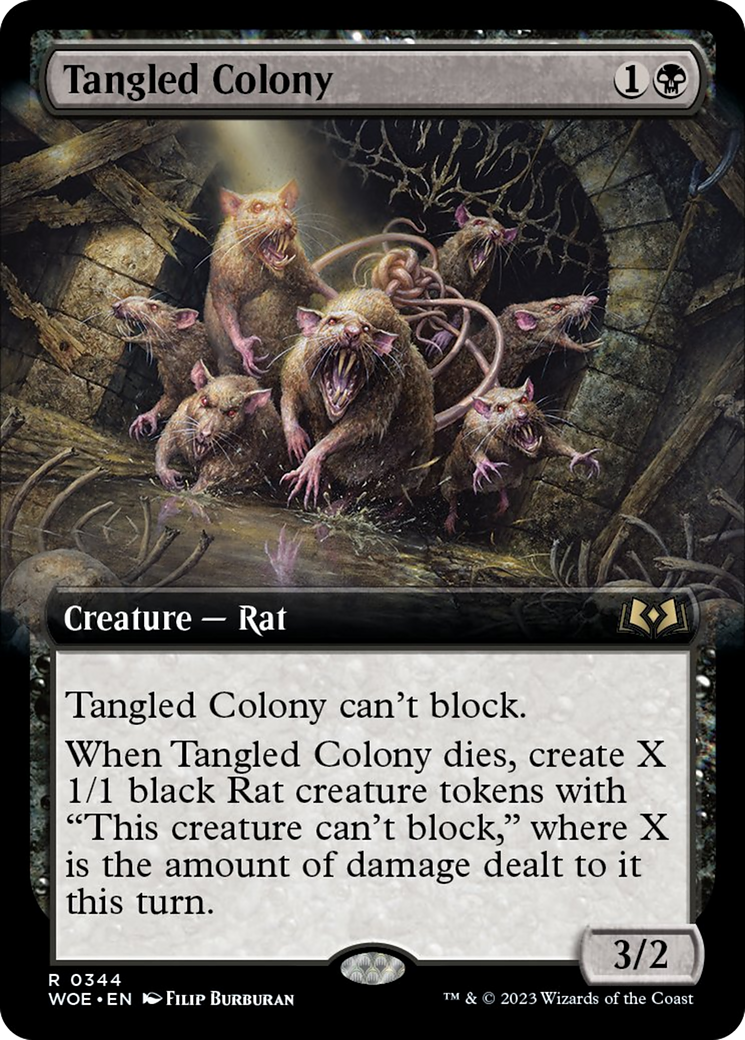 Tangled Colony (Extended Art) [Wilds of Eldraine] | Exor Games Summserside