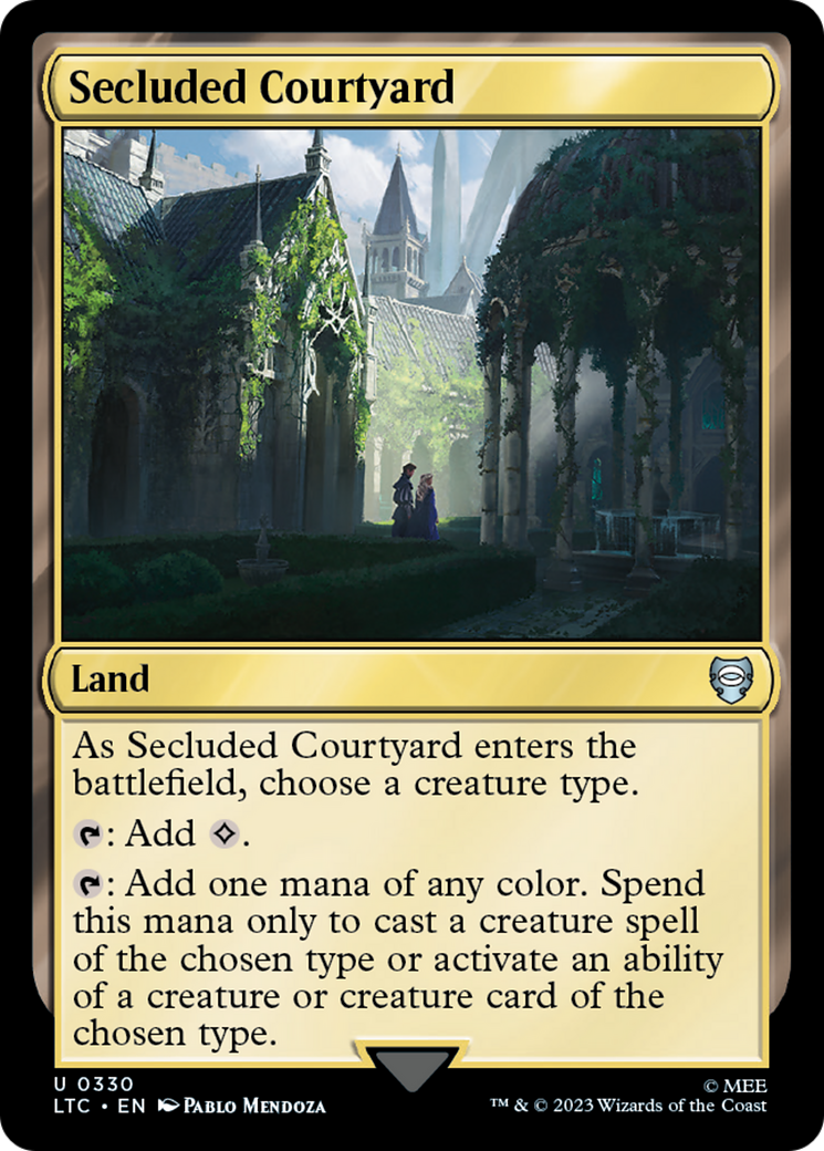 Secluded Courtyard [The Lord of the Rings: Tales of Middle-Earth Commander] | Exor Games Summserside