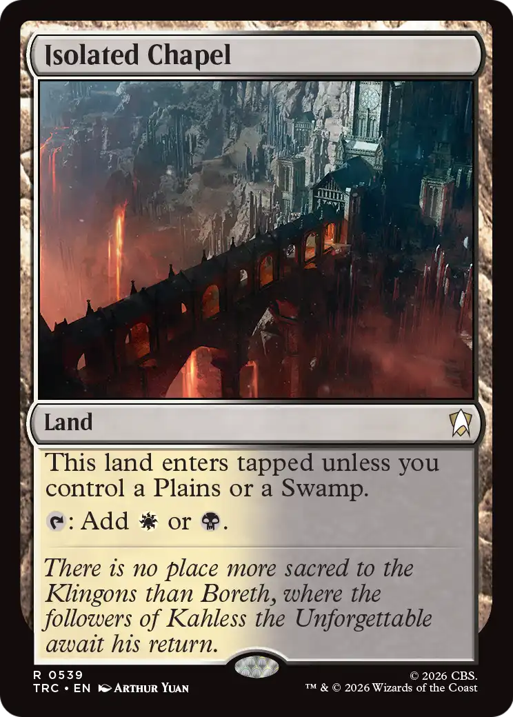 Isolated Chapel (Surge Foil) [Star Trek Commander] | Exor Games Summserside