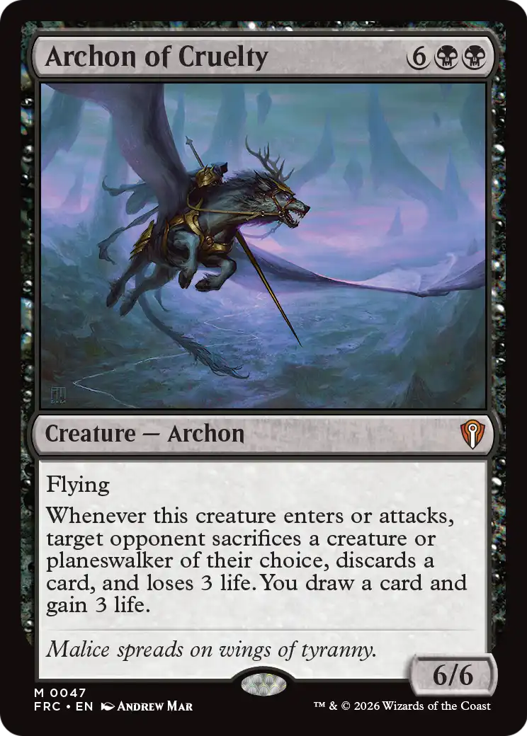 Archon of Cruelty [Reality Fracture Commander] | Exor Games Summserside