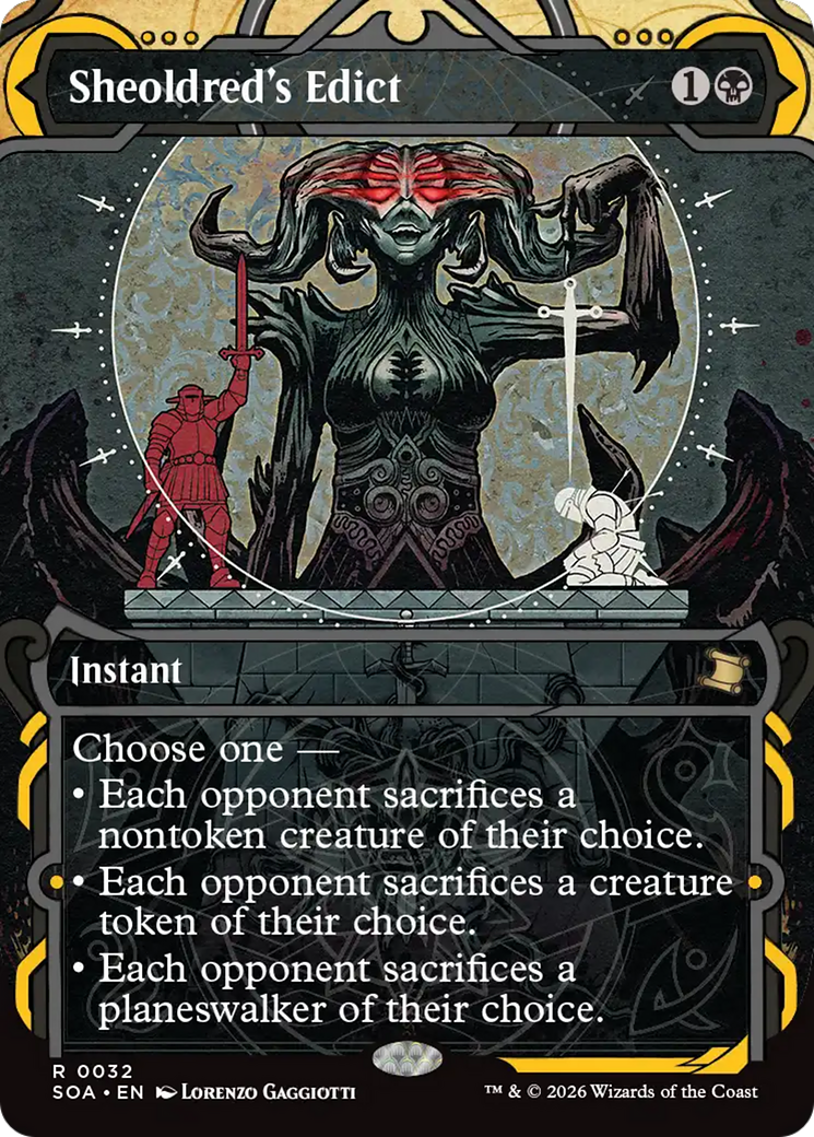 Sheoldred's Edict [Secrets of Strixhaven: Mystical Archive] | Exor Games Summserside