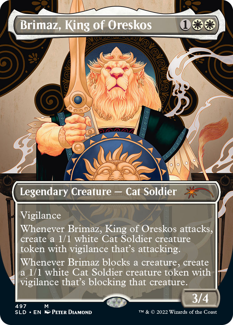 Brimaz, King of Oreskos (Borderless) [Secret Lair Drop Series] | Exor Games Summserside