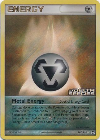 Metal Energy (107/113) (Stamped) [EX: Delta Species] | Exor Games Summserside
