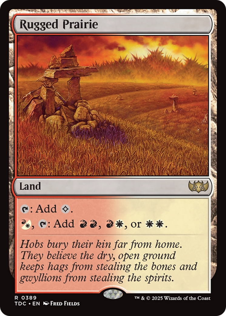 Rugged Prairie [Tarkir: Dragonstorm Commander] | Exor Games Summserside