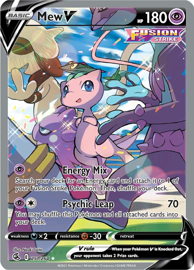 Mew V (251/264) [Sword & Shield: Fusion Strike] | Exor Games Summserside