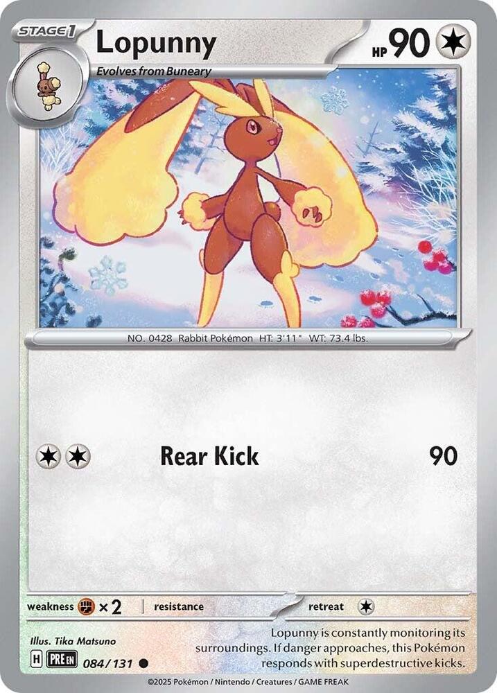 Lopunny (084/131) [Scarlet & Violet: Prismatic Evolutions] | Exor Games Summserside