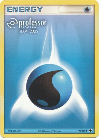 Water Energy (106/109) (2004 2005) [Professor Program Promos] | Exor Games Summserside