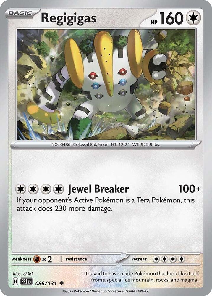 Regigigas (086/131) [Scarlet & Violet: Prismatic Evolutions] | Exor Games Summserside