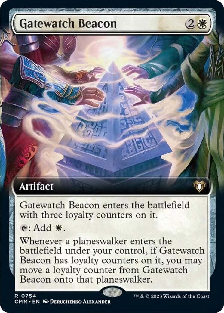 Gatewatch Beacon (Extended Art) [Commander Masters] | Exor Games Summserside
