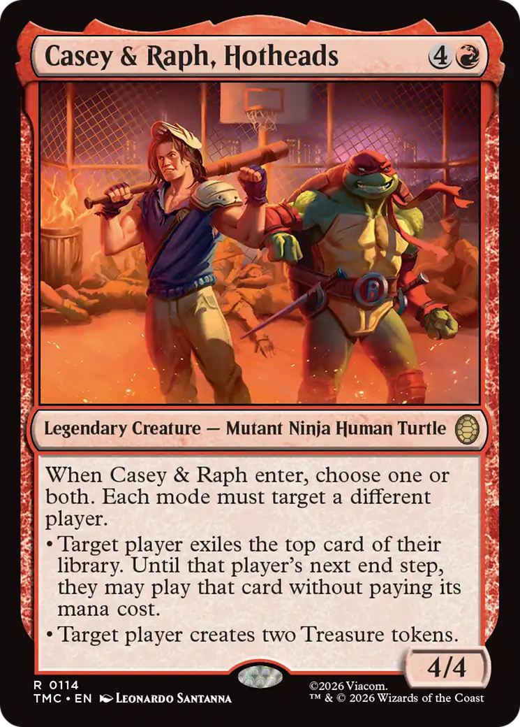 Casey & Raph, Hotheads [Teenage Mutant Ninja Turtles Commander] | Exor Games Summserside