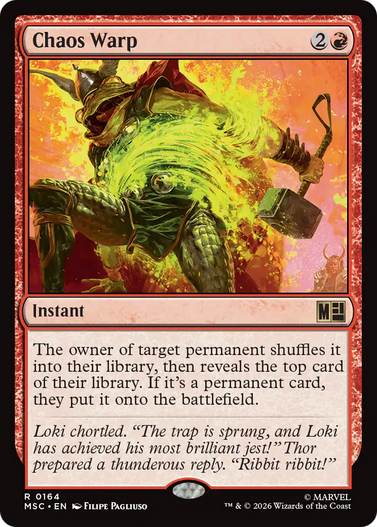 Chaos Warp (Surge Foil) [Marvel Super Heroes Commander] | Exor Games Summserside