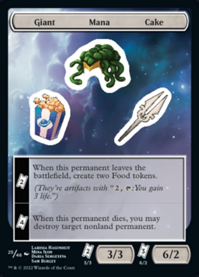 Giant Mana Cake [Unfinity Stickers] | Exor Games Summserside