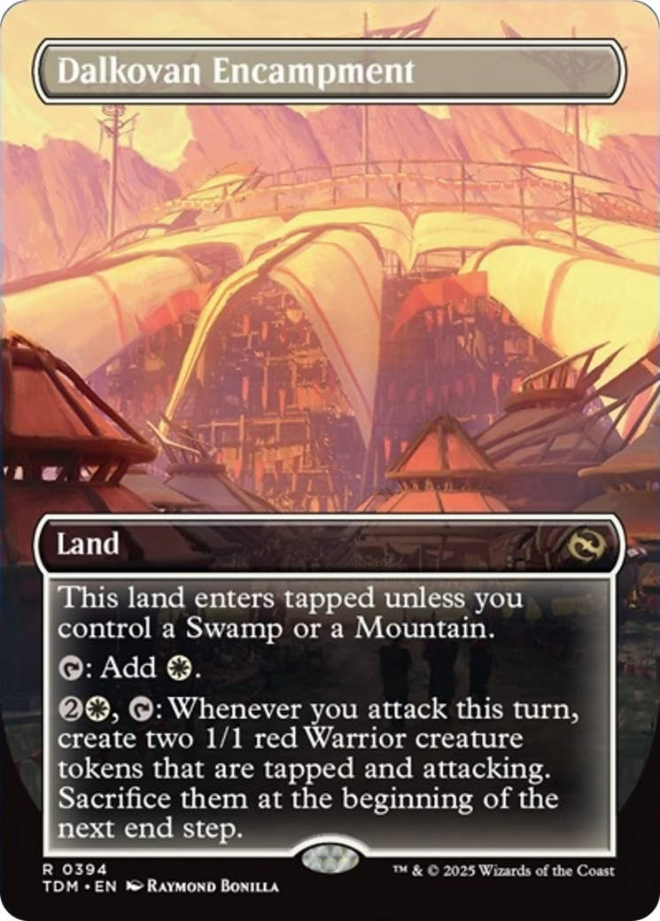 Dalkovan Encampment (Borderless) [Tarkir: Dragonstorm] | Exor Games Summserside