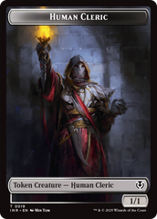 Demon // Human Cleric Double-Sided Token [Innistrad Remastered Tokens] | Exor Games Summserside