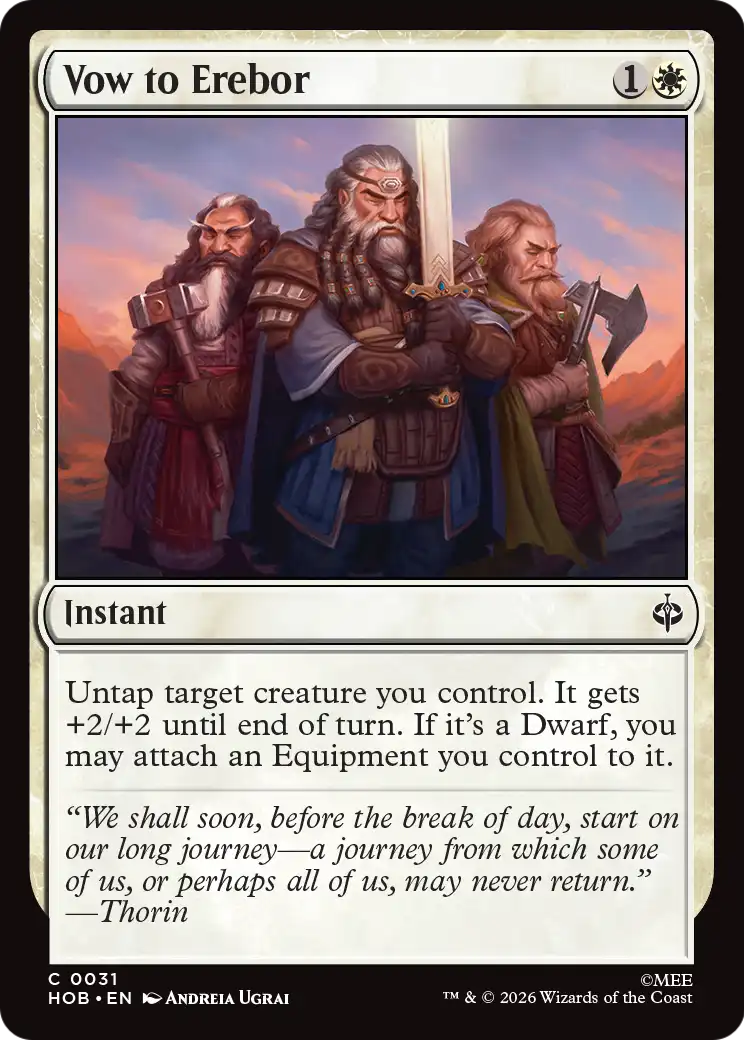 Vow to Erebor [The Hobbit] | Exor Games Summserside
