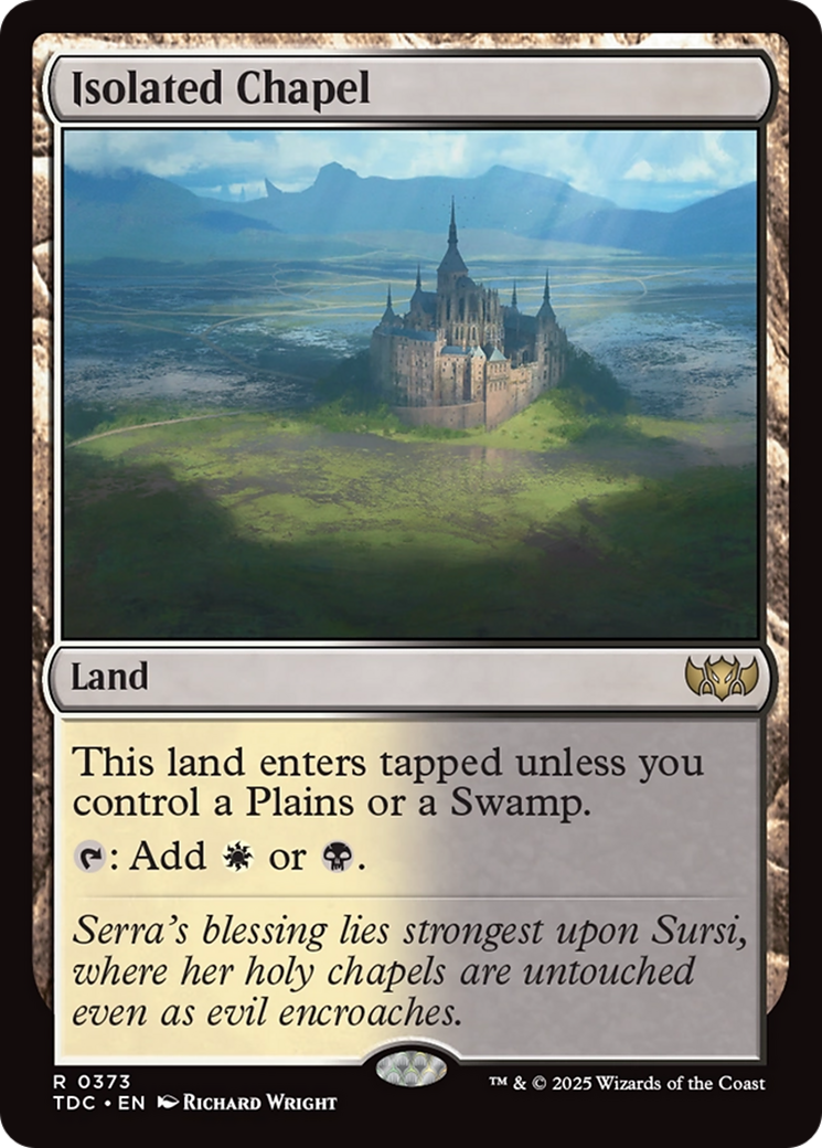 Isolated Chapel [Tarkir: Dragonstorm Commander] | Exor Games Summserside