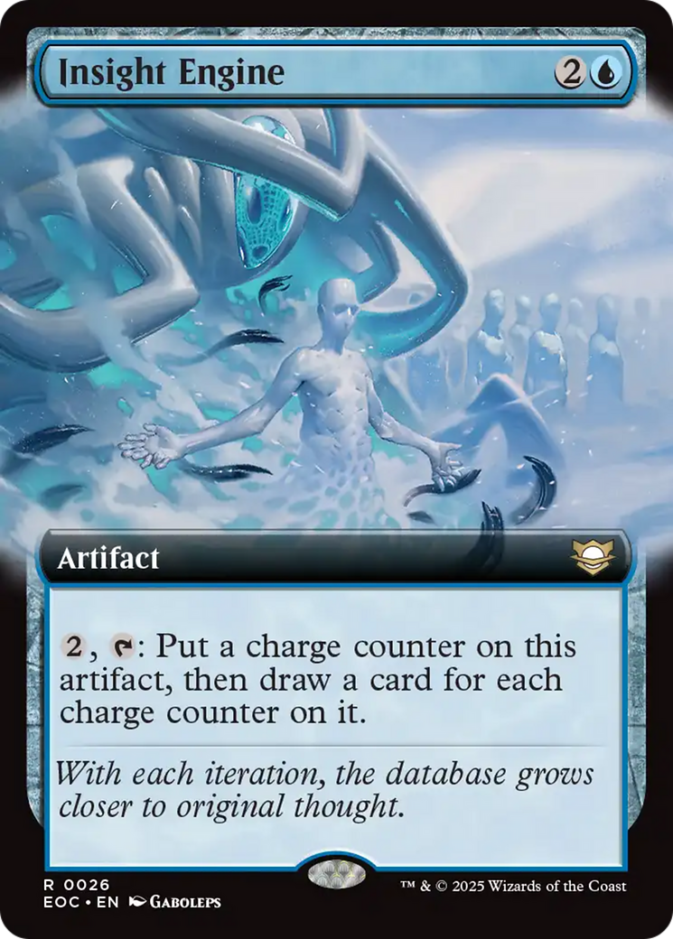 Insight Engine (Extended Art) [Edge of Eternities Commander] | Exor Games Summserside