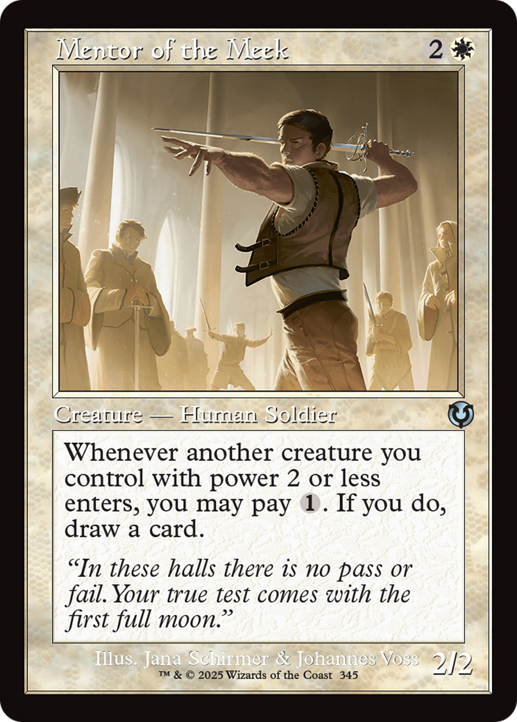 Mentor of the Meek (Retro Frame) [Innistrad Remastered] | Exor Games Summserside