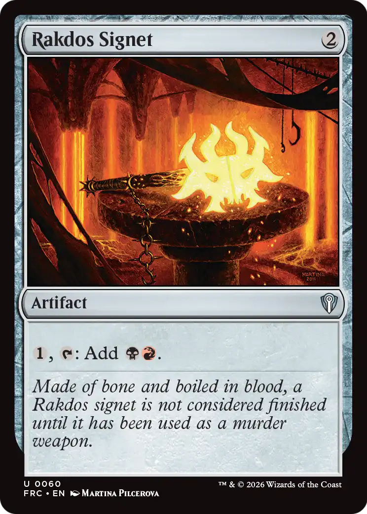 Rakdos Signet [Reality Fracture Commander] | Exor Games Summserside