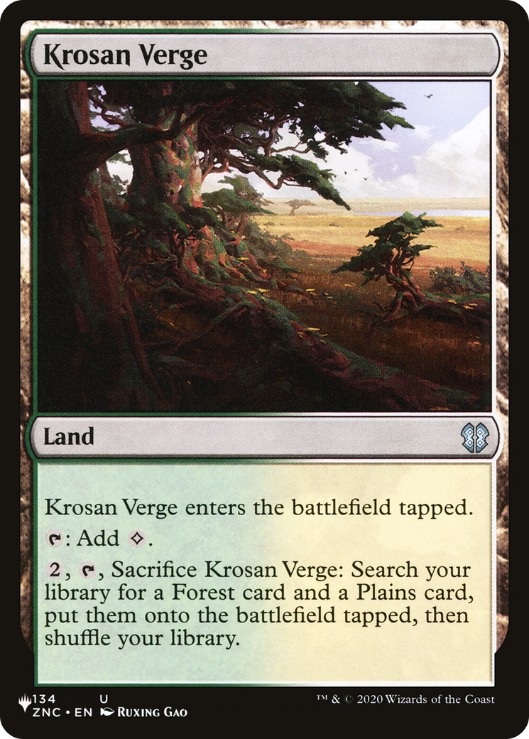 Krosan Verge (ZNC) [The List] | Exor Games Summserside