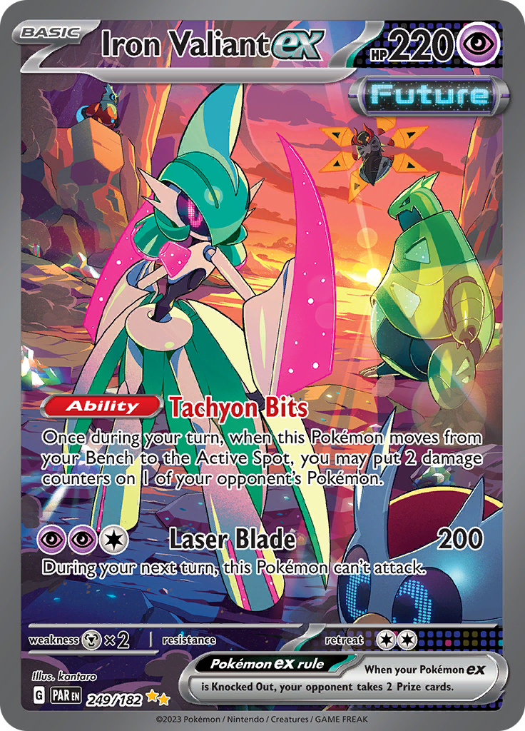 Iron Valiant ex (249/182) [Scarlet & Violet: Paradox Rift] | Exor Games Summserside