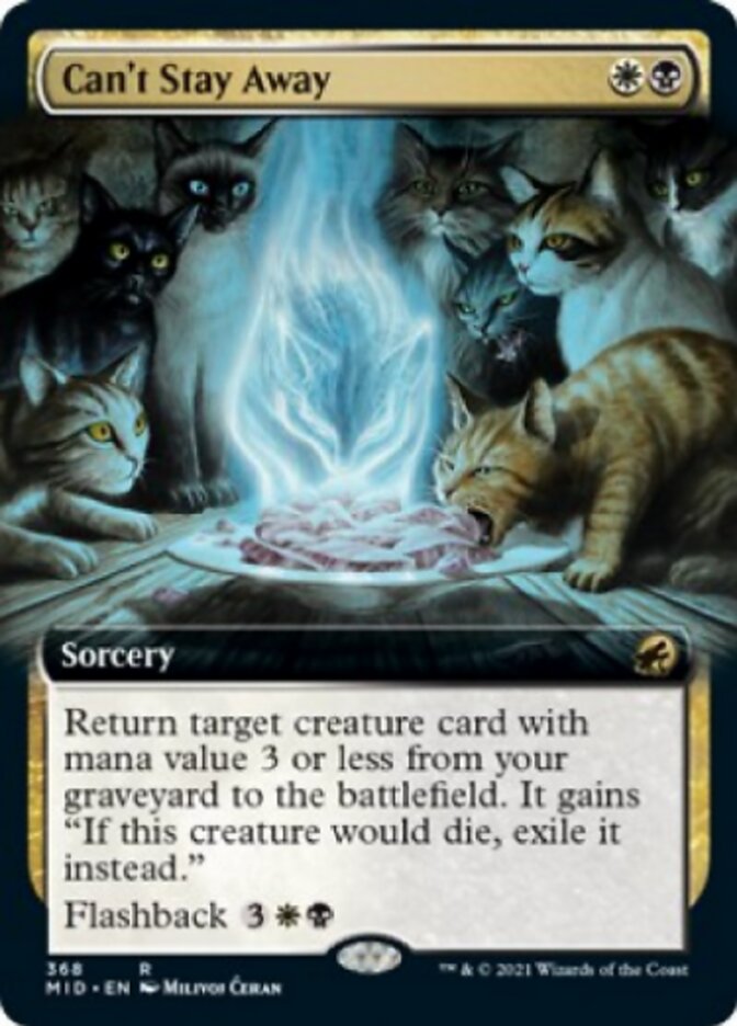 Can't Stay Away (Extended Art) [Innistrad: Midnight Hunt] | Exor Games Summserside