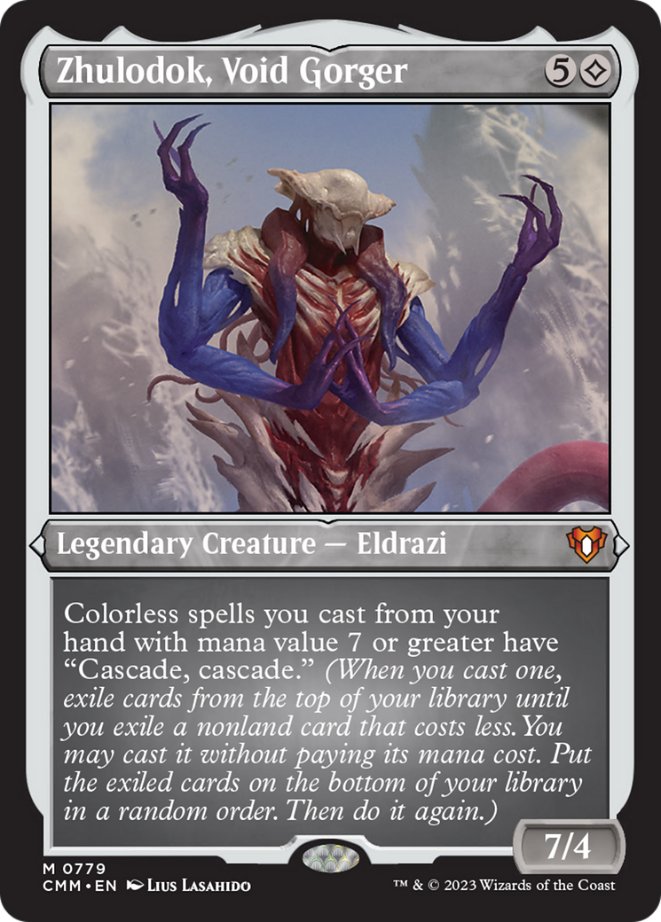 Zhulodok, Void Gorger (Display Commander) (Foil Etched) [Commander Masters] | Exor Games Summserside